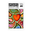 Red Wild Heart Stamp