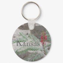 Red Wildflower keychains by SuanSilverTree Red Wildflower keychains