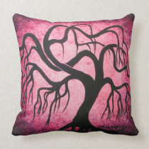 Red willow tree - pillow pillows