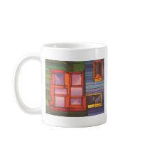 Red Window Mug