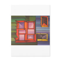 Red Window Post Cards
