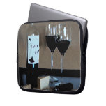 red wine and cheese laptop computer sleeves