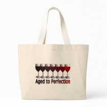 Red Wine Birthday Canvas Bag