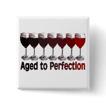 Red Wine Birthday Pin