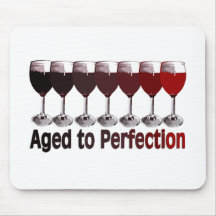 Red Wine Birthday Mousepad
