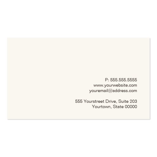 Red Wine Bottle Sommelier Brown Leather Look Business Card Template (back side)