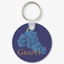 Red Wine Grapes keychains