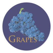 Red Wine Grapes stickers