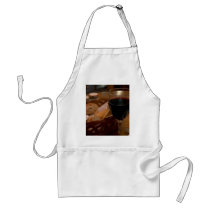 Red Wine In An Italian Restaurant Apron