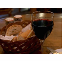 Red Wine In An Italian Restaurant Cut Outs