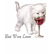 Red Wine Lover Cat T-Shirt