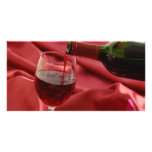 Red Wine Custom Photo Card