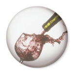 Red Wine Splashing magnets