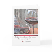 RED WINE with quote card