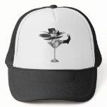 Red Wing Freaky Fairy Girl Martini Glass 3D Hats