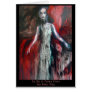 Red Winged Angel Greeting Card