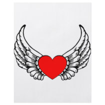 Red Winged Heart Full Color Flyer