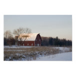 Red Winter Barn