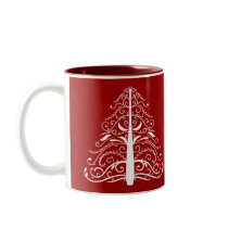 Red Winter Wedding Coffee Mug