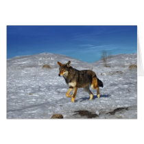 Red Wolf February 2011 Greeting Card