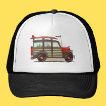 Red Woody Wagon Hats hats