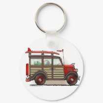 Red Woody Wagon Key Chains keychains