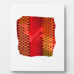 Red Yellow Abstract Stairs Cutout Picture Photo Plaque