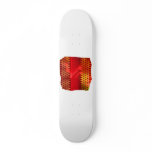 Red Yellow Abstract Stairs Cutout Picture Custom Skate Board
