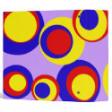red yellow blue dots