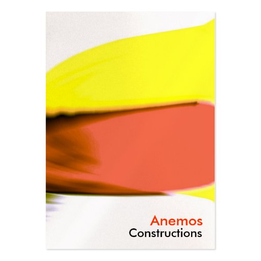red yellow business cards (front side)