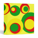 red yellow green dots