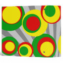 red yellow green dots Gray Burst