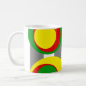 red yellow green dots Gray Stripes