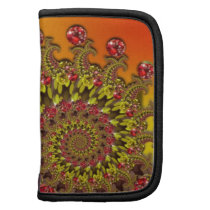 Red Yellow & Orange Bokeh Fractal Pattern Organizer