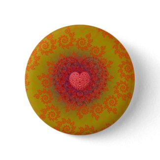 Red Yellow & Orange Heart Fractal