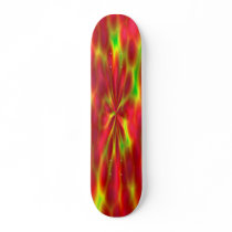RED YELLOW PLASTIC SKATEBOARD by FalconServices RED YELLOW PLASTIC SKATEBOARD