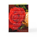 Red Yellow Rose Will You Be My Bridesmaid cards