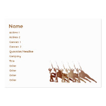 Red Yoga - Chubby business cards