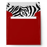 Red Zebra Envelope