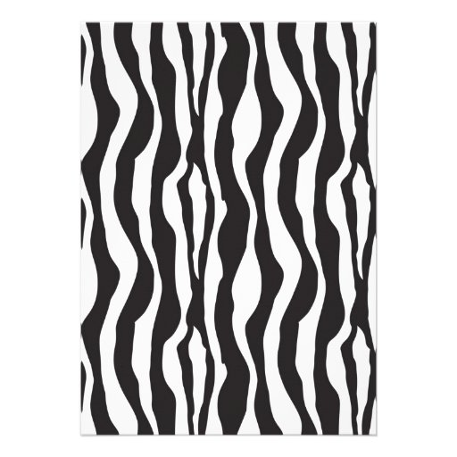Red Zebra Print Sweet 16 Birthday Invitations