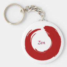Red Zen Keychain