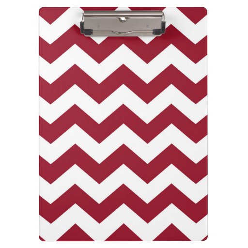 Red Zig Zag Clipboards Zazzle