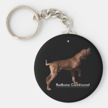 Redbone Coonhound Key Chain