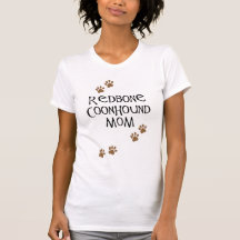 Redbone Coonhound Mom T-shirt