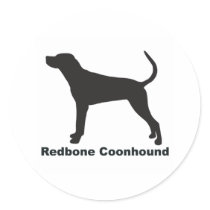 Redbone Coonhound stickers