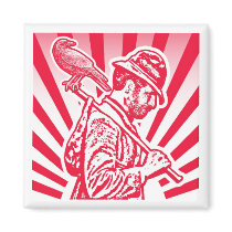 redboy icon refrigerator magnets