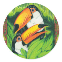 Redbubble art new 1 09 004toucans crop enhanced stickers