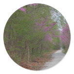 Redbud Trail Distressed Round Stickers