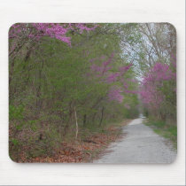 Redbud Trail Mousepad by toots1 Redbud Trail Mousepad
