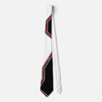 redchainonblackandwhite ties